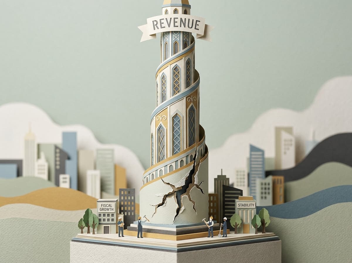An infographic contrasting two companies with identical revenue growth: the first keeps stable operating margins, positive cash flow, and steady working capital, so growth adds value; the second shows falling margins, negative cash flow, and rising receivables and debt, so the same revenue growth leaves it financially weaker.